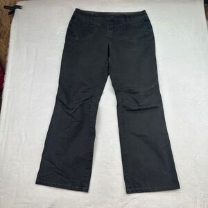 KÜHL Womens Black Utility Pants double knee Cargo Hiking Outdoor Trousers Sz 14